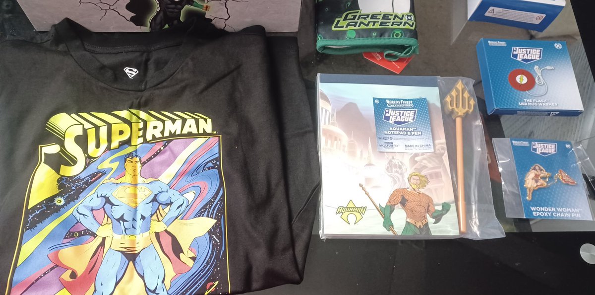 TheVideoGamHer's tweet photo. Got my @wfthecollection box today. #JusticeLeague #GreenLantern https://t.co/Y05pgxSjWl