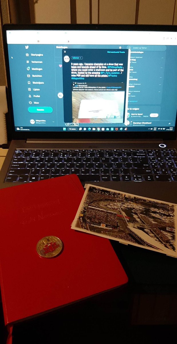 MsportXtra's tweet photo. 8 years ago, I became champion at a show that was leaps and bounds ahead of its time. @PitStopRadio , where you could enter a chatroom and be part of the show, hosted by the amazing @F1_Fans_Updates . I miss #PSR and still have all the prizes. #F1extra #MsportXtra #F1 #F1Family https://t.co/aQ5EPVOJe6