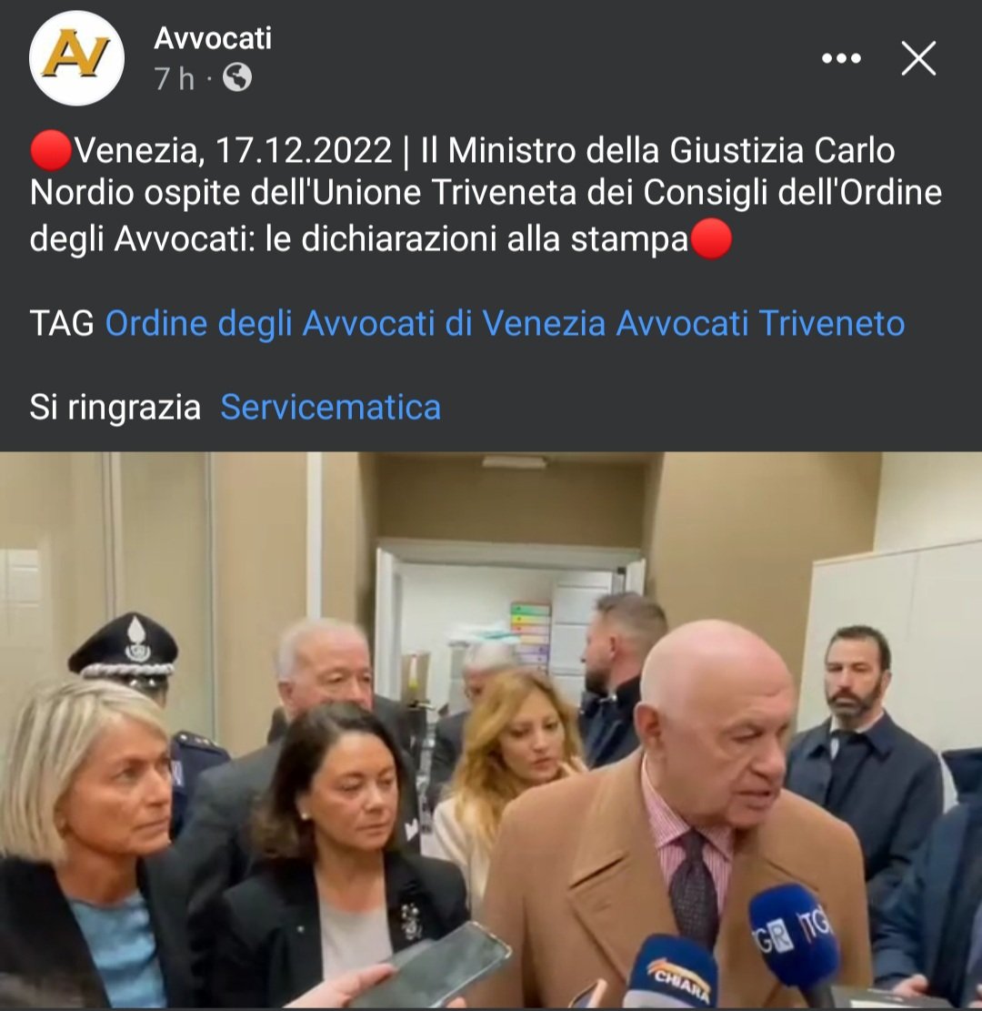 Link al video⤵️
fb.watch/htR9tX_17O/

#avvocati #carlonordio #giustizia
#venezia