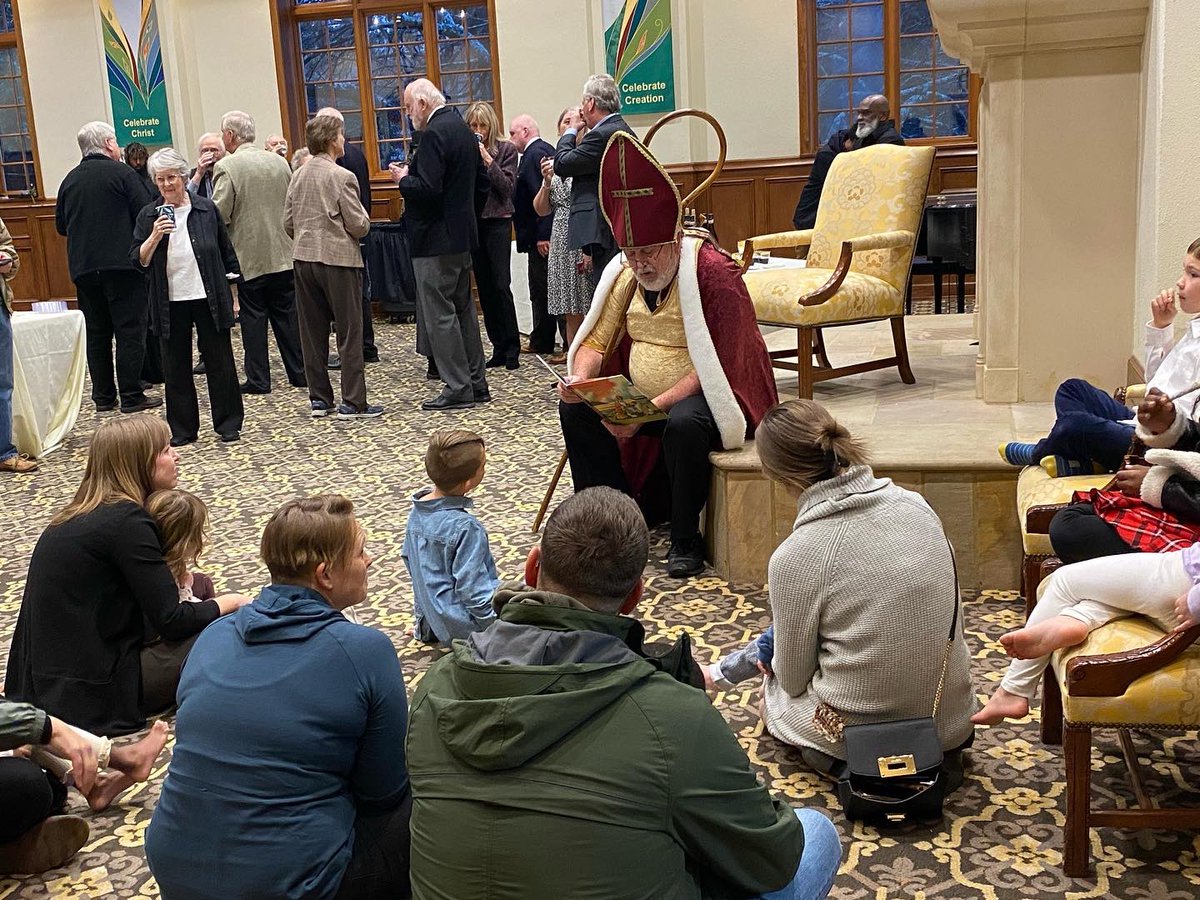 StLukes_Atlanta's tweet photo. We had a great visit with St. Nicholas last Sunday! https://t.co/2u78dY53NM