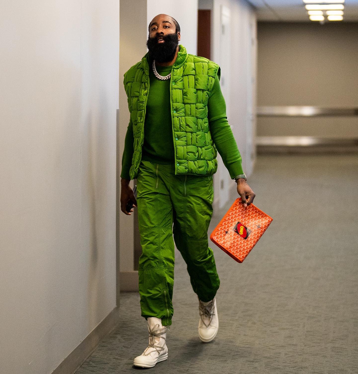 james harden outfit tonight