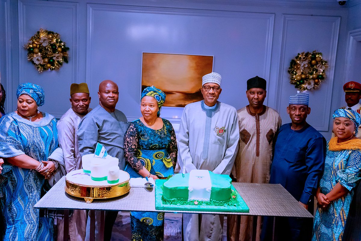 NigeriaGov's tweet photo. Happy Birthday, President Muhammadu Buhari!
#PMBAt80 https://t.co/SiObdAAgTF