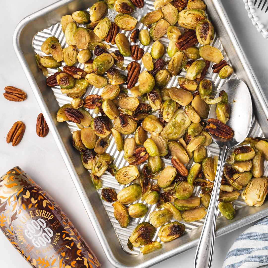 goodgoodbrand's tweet photo. Happy National Syrup Day!

We're celebrating by making our favorite side dish! Roasted Brussel sprouts sweetened with our GOOD GOOD Sweet Like Syrup!  😋

https://t.co/JHsT9O1SyF https://t.co/apL4YqM10R