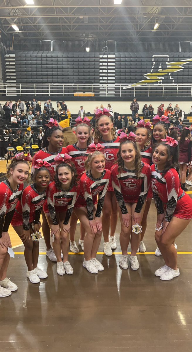 TimothyCheer's tweet photo. TC Cheer takes 1st place at Andrew invite!! https://t.co/jAztzBnjy3