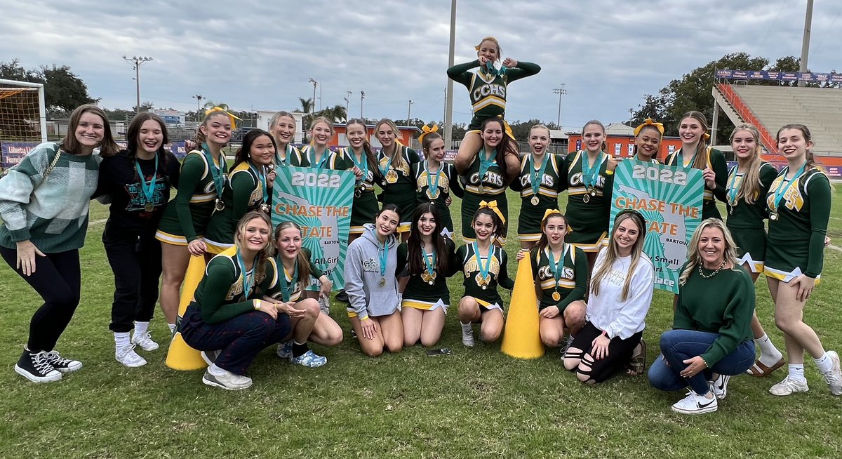 CCHS_Sport's tweet photo. Congrats coaches and kids on first place. 

@TheCoyoteWay @CCHSCheer3 https://t.co/3ognMND7Ov