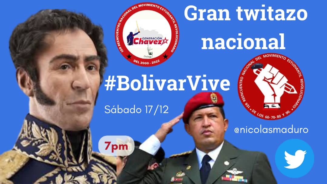 LissettiZP's tweet photo. Bolivar late en cada corazón justo que sueña con ina Patria libre y soberana!
#BolívarVive #BolivarVive https://t.co/Ouzi3ma4JC