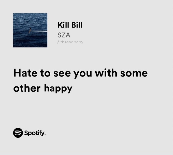sza / kill bill