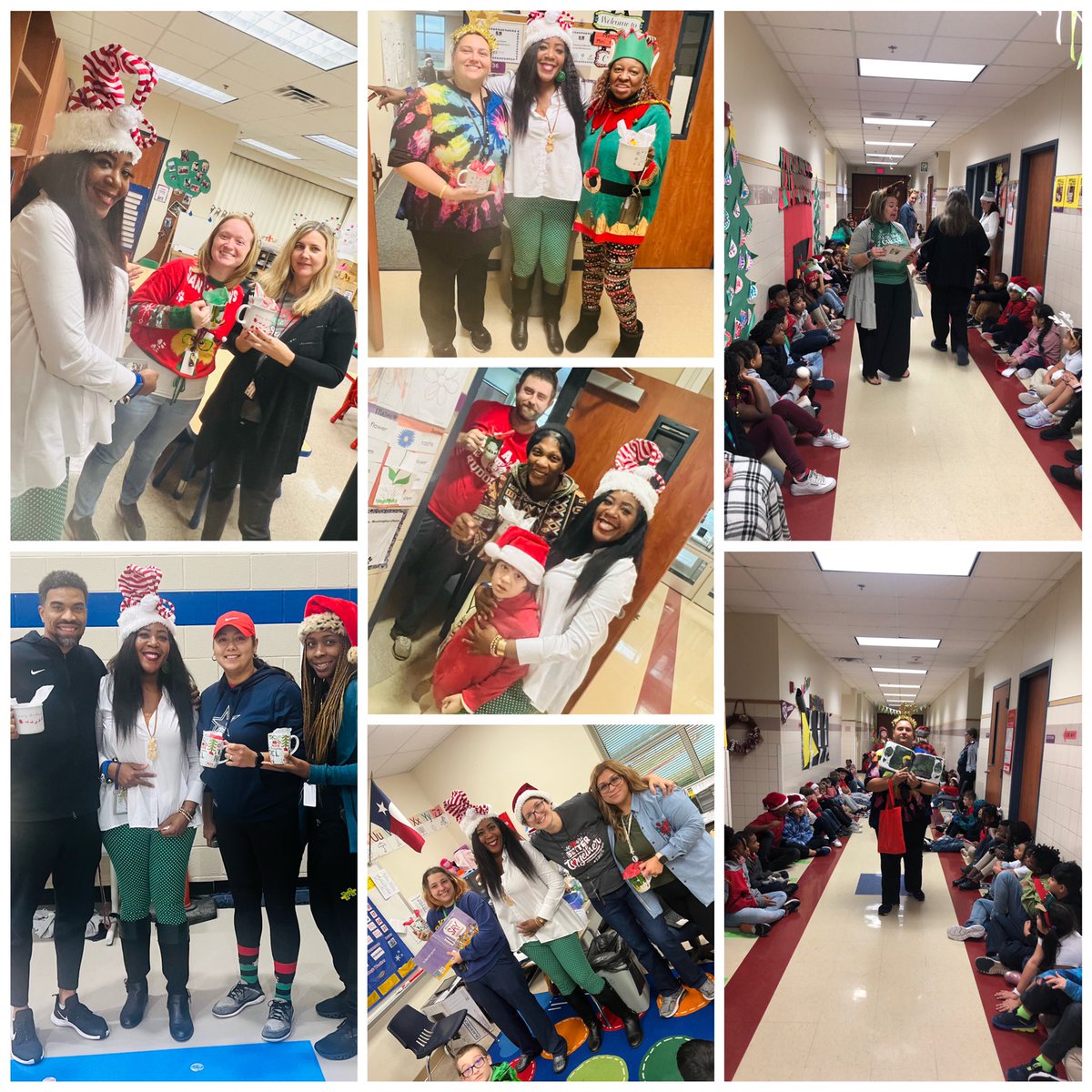 Spreading a lil Holiday Cheer throughout the halls of SHCE! Our teachers DESERVE it! ❤️🎄❤️🎶🎄🎵