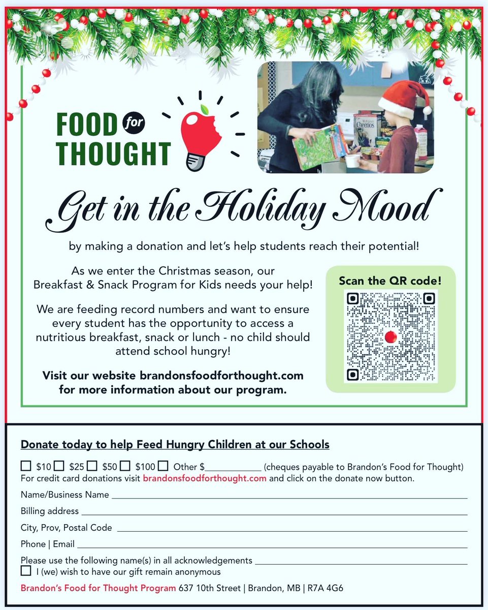 BrandonsFoodfo1's tweet photo. We’ve raised 50% of our goal to date but we still need your help! Let’s ensure students reach their potential by making a donation to our breakfast &amp; snack program for kids! 🍎🍊❤️ #fighthunger #feedingkids #localprogram #community #fft https://t.co/YqsB3Szu9D