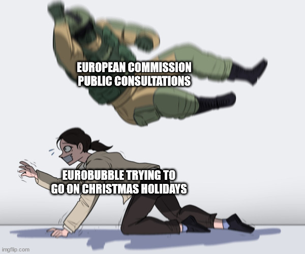 When the Commission has the sense of timing.
