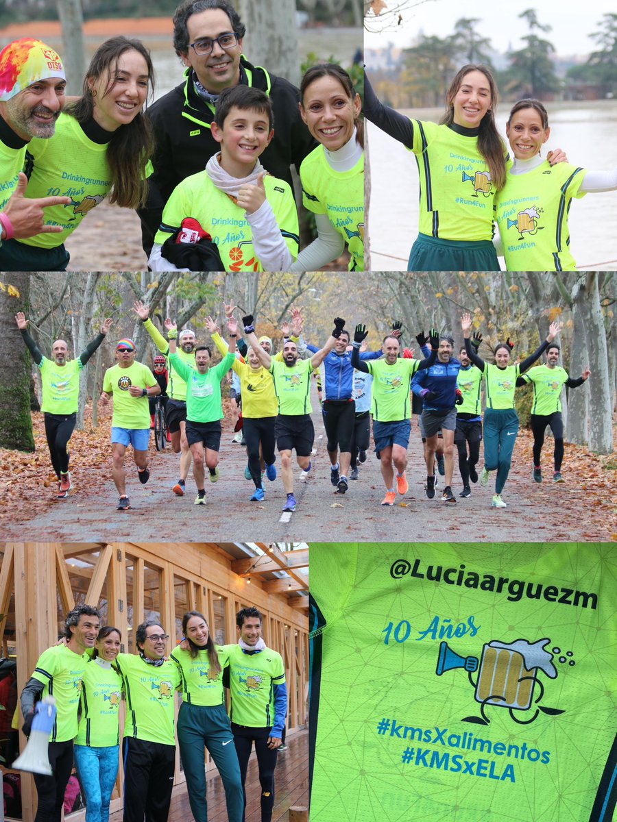Gran mañana de décimo aniversario de los <a href="/DrinkingRunners/">🏃🏼‍♀️DrinkingRunners 🏃🏻‍♂️💎</a> sumando #KMSxELA y #KMSxAlimentos ¡Gracias por contar conmigo! 🥰