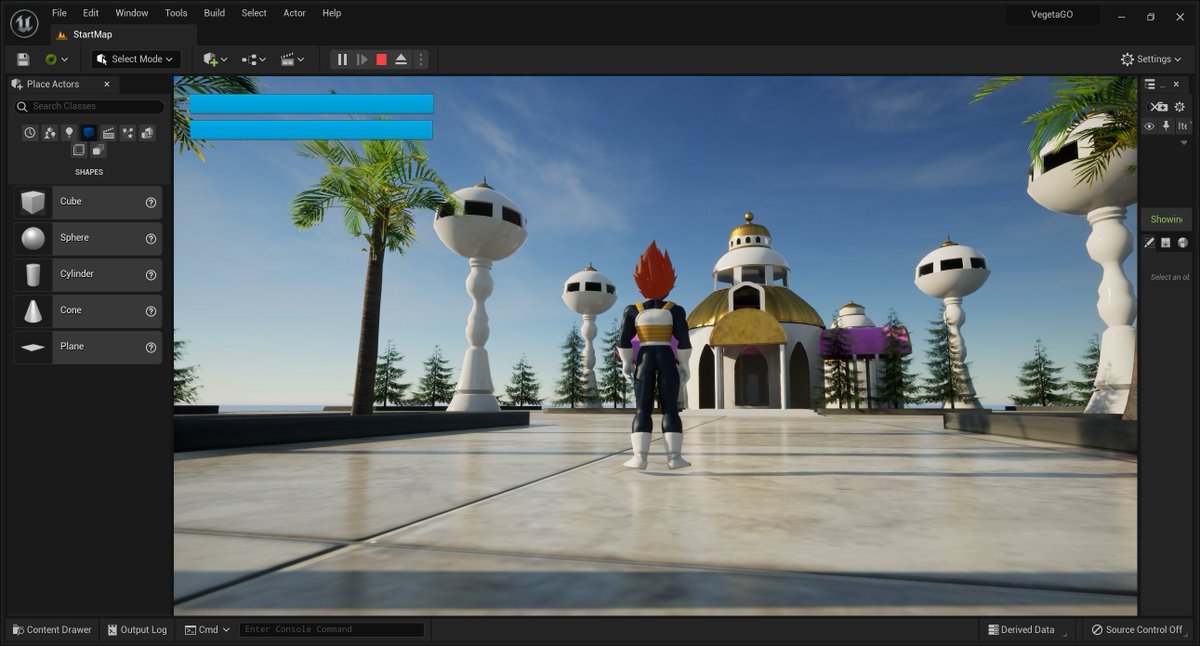 QuinnfulG's tweet photo. #screenshotsaturday VEGETA GO...updates im making this weekend! Added Korins tower, re-did Kami's Lookout, and also added the Cell Games Arena + Cell himself! This is on itch currently and will soon be receiving this huge update #DragonBallSuper #DragonBallSuperSuperHero https://t.co/ZlBDmwt5IP