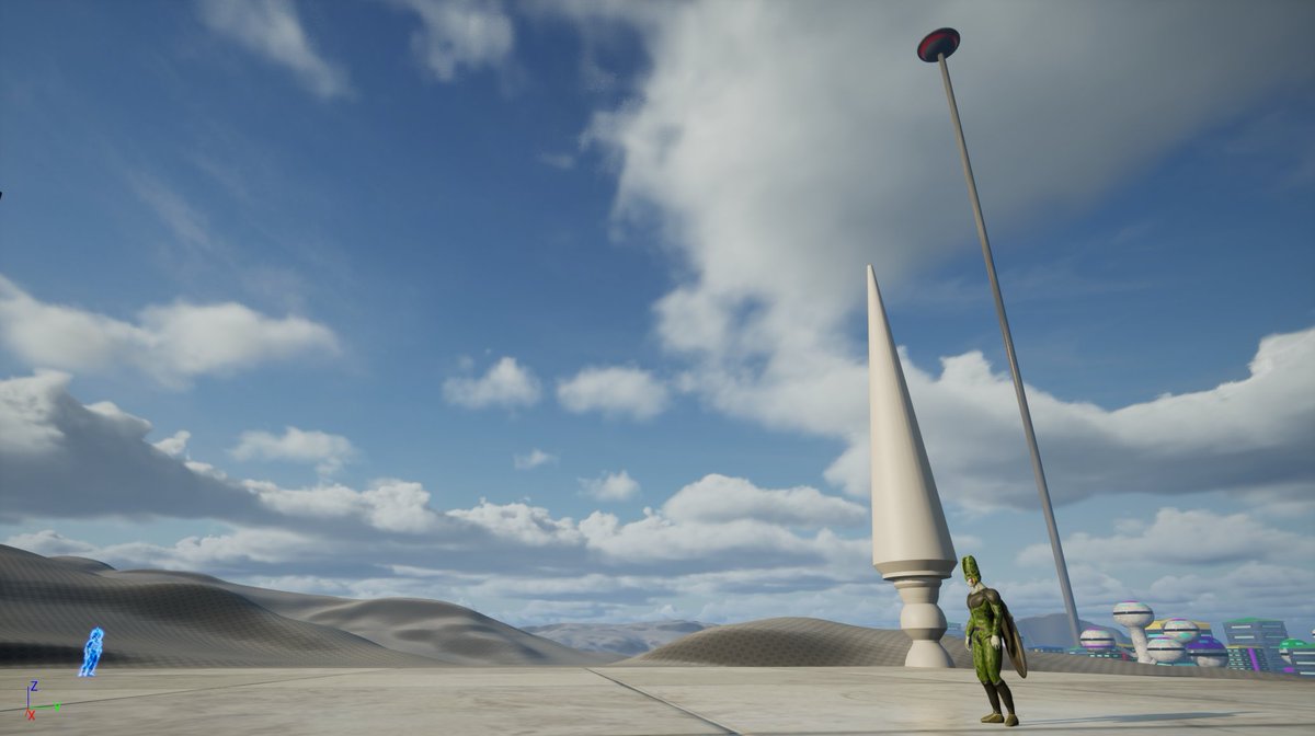 QuinnfulG's tweet photo. #screenshotsaturday VEGETA GO...updates im making this weekend! Added Korins tower, re-did Kami's Lookout, and also added the Cell Games Arena + Cell himself! This is on itch currently and will soon be receiving this huge update #DragonBallSuper #DragonBallSuperSuperHero https://t.co/ZlBDmwt5IP