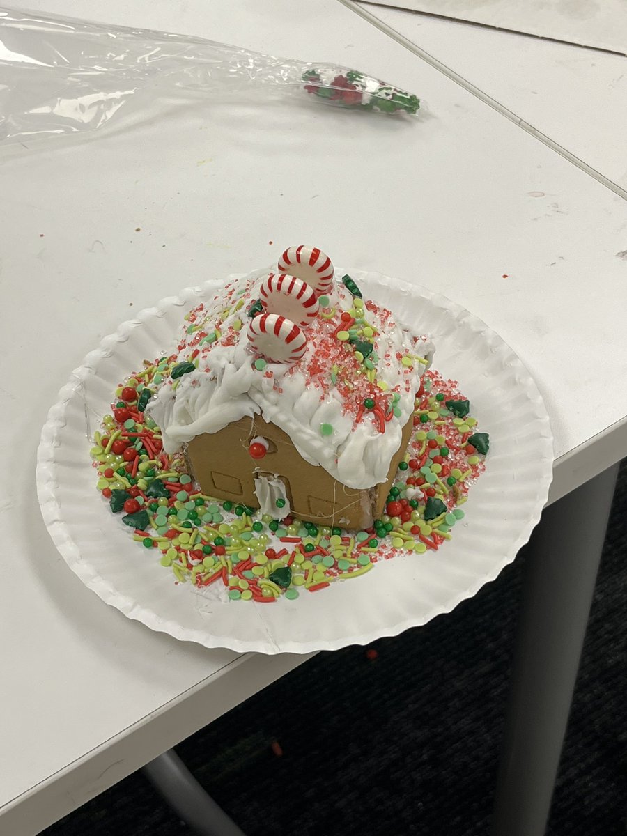 Projectlit_kms's tweet photo. Forgot to tweet our gingerbread houses from two meetings ago. This group is so creative. Can’t wait to see what 2023 brings. https://t.co/RqNFgb7q7H