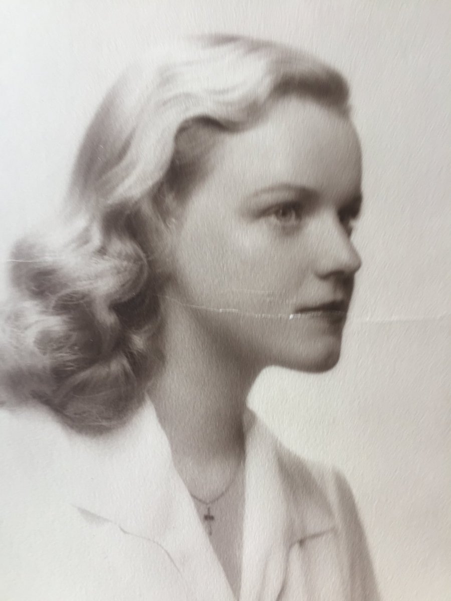 BasediBrett's tweet photo. My mother.  Obviously I didn’t inherit her good looks. https://t.co/Dx9xqcfkiS