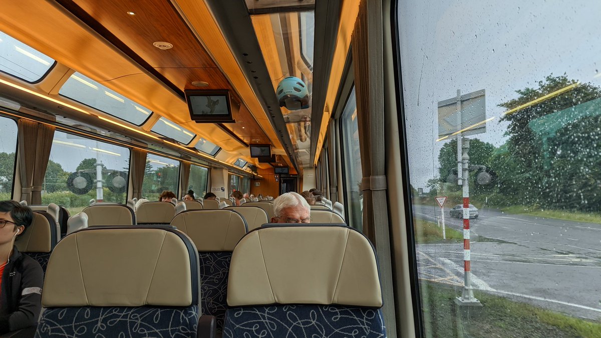 thefutureisrail's tweet photo. The best way to travel, even on a rainy day 🌧️ https://t.co/SD6dSo0pp9