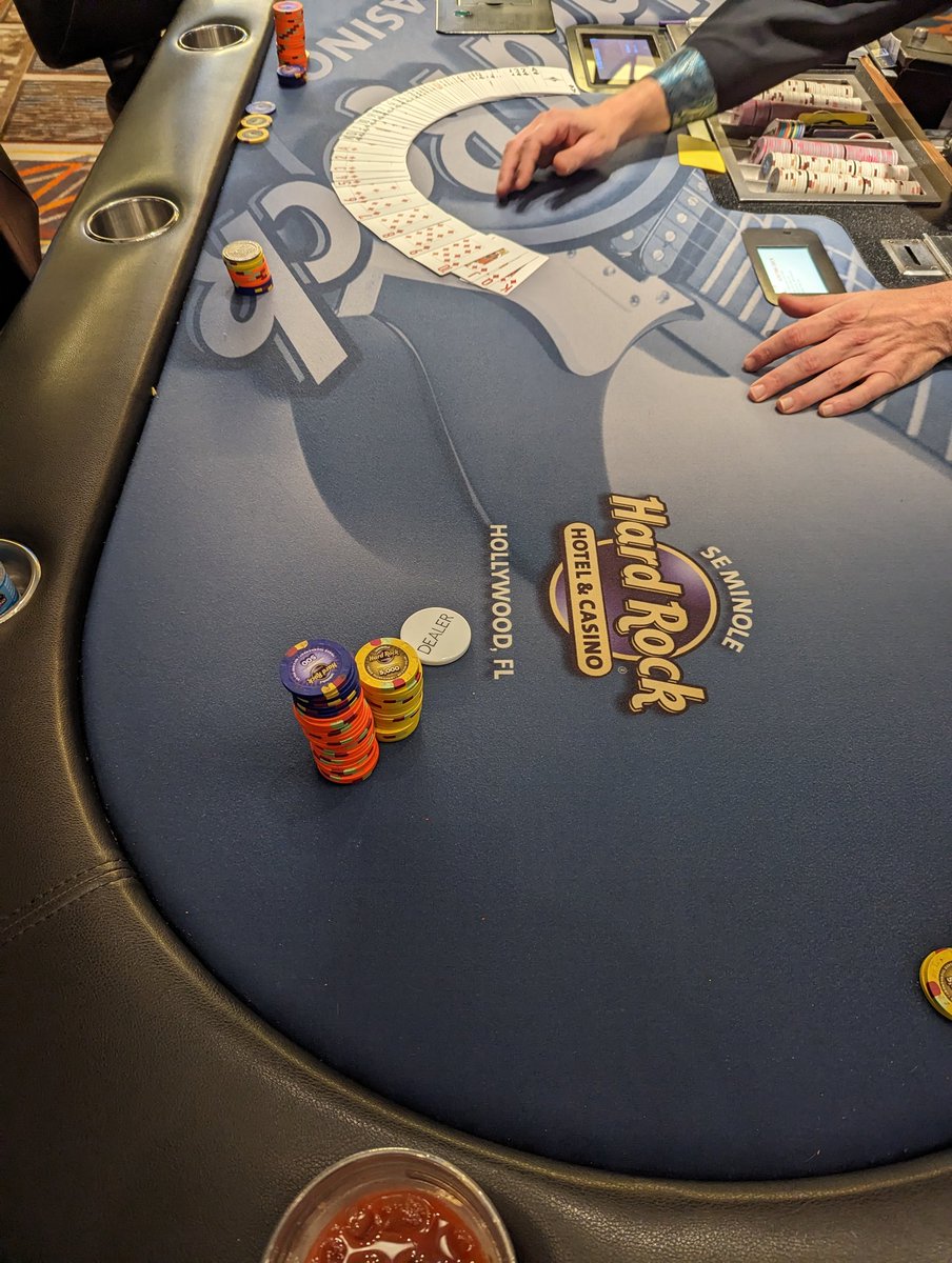 TrybaPoker's tweet photo. 46/96 remain in @SHRHollyPoker $1100! Playing better than normal and gettin lucky!!! #LethalCombo #TopStackish https://t.co/tI8ZtmZhdR