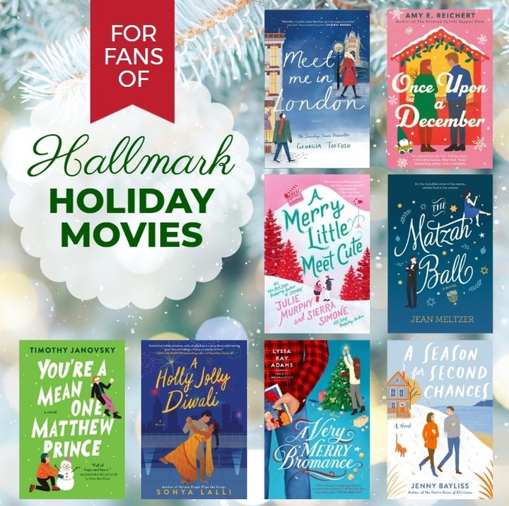 HankinLibrary's tweet photo. The holidays are here! For those who love Hallmark Holiday Movies, check out these cute, holiday reads! Visit our catalog here: https://t.co/FvJhcnmWzW #HankinLibrary #read #hallmark #holiday #keepcalmandread https://t.co/gYi1upWqj6