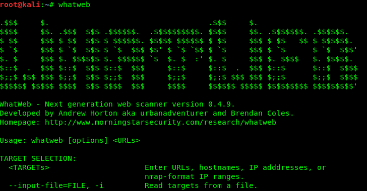 FragmentedSoul5's tweet photo. #Whatweb – A Scanning Tool to Find Security Vulnerabilities in Web App

*Platform
*CMS platform
*Type of Script
*Google Analytics
*Web server Platform
*IP address, Country
*900+ Plugins &amp; their libraries
*Server Headers, Cookies
Source:https://t.co/XbSsBXIbgd
#infosec #Pentesting https://t.co/ejxfrhu5ty