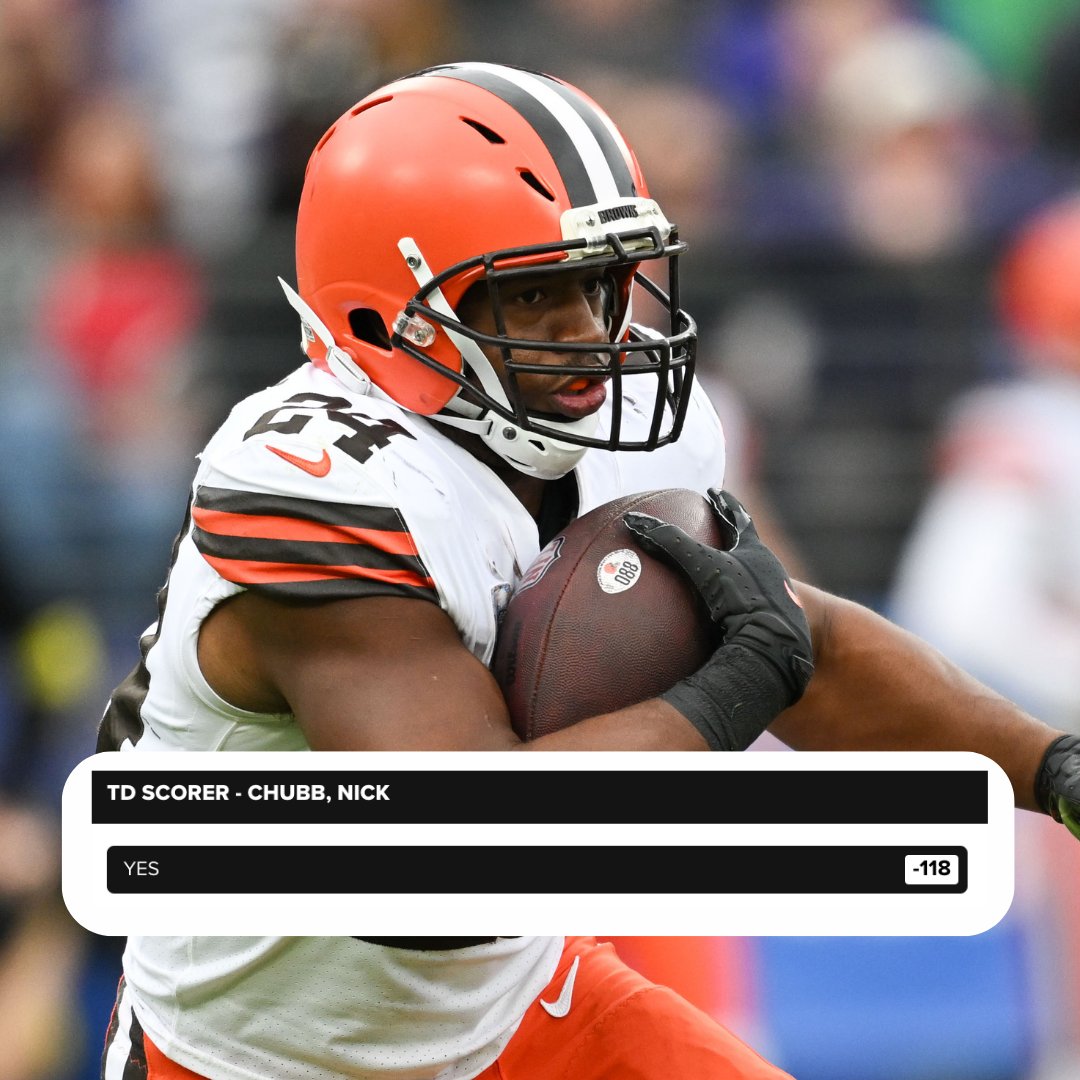If Nick Chubb scores a TD today, we'll buy his jersey for someone who retweets this and follows us. #Browns