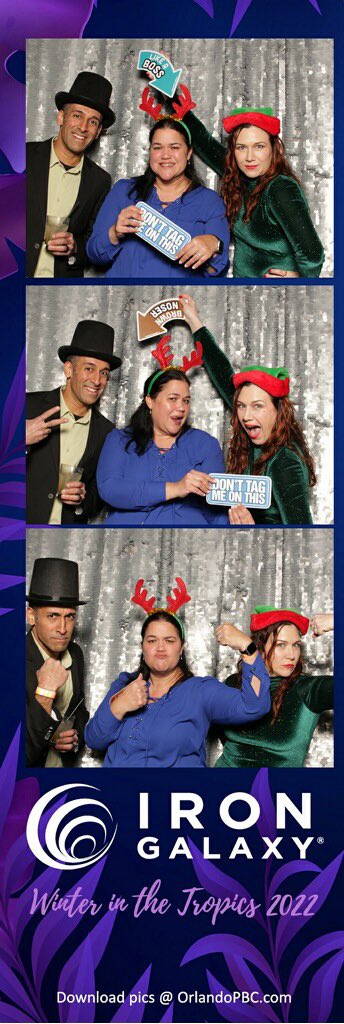 Fun time at the #IronGalaxyOrlando Winter Party!