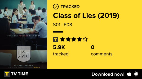 namurobiamu's tweet photo. I've just watched episode S01 | E08 of Class of Lies (2019)! #mrtemporary https://t.co/k6783AVNsr #tvtime https://t.co/FOp65XzePz