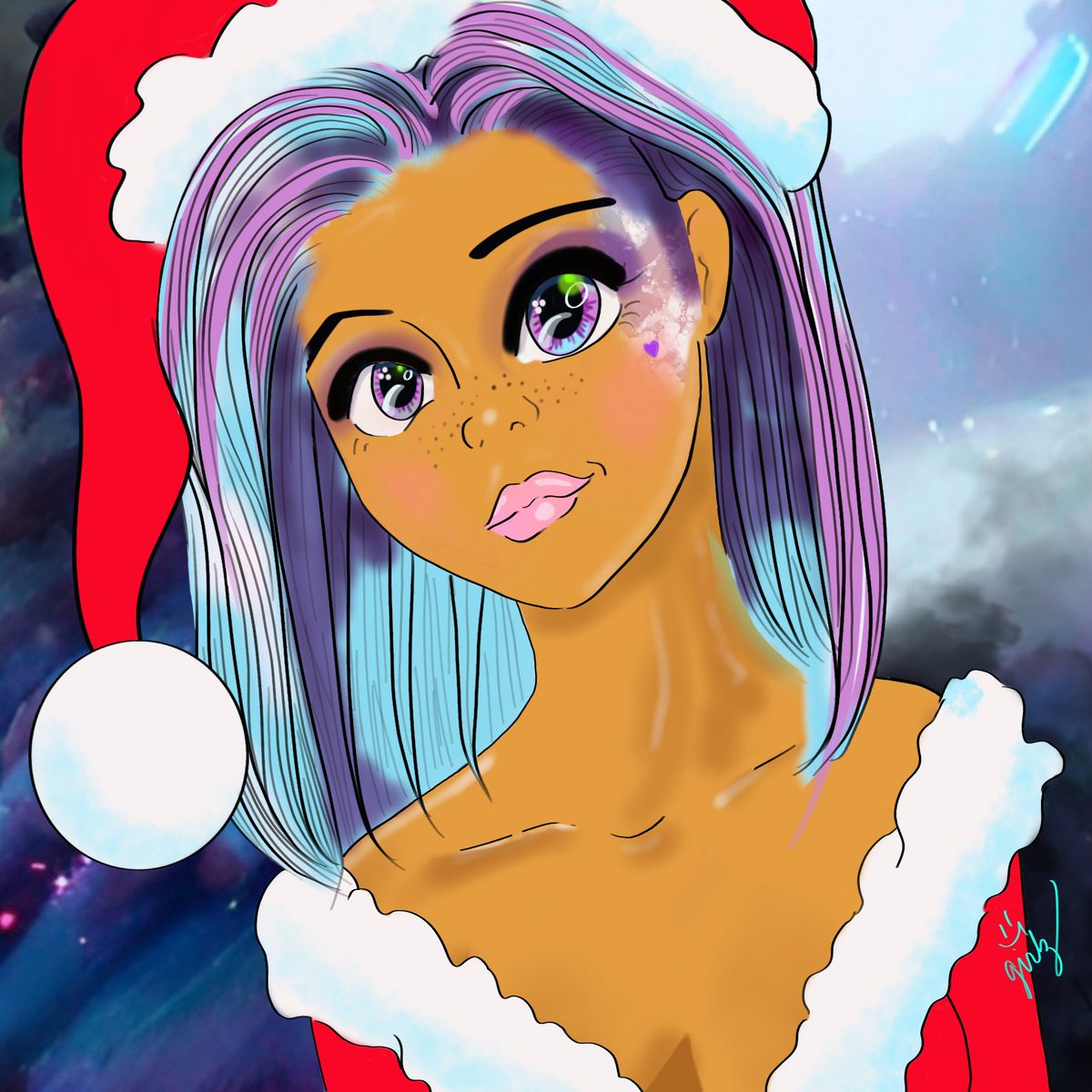 Santa’s helper! #theGirlz #tezos #nfts #nftcommunity