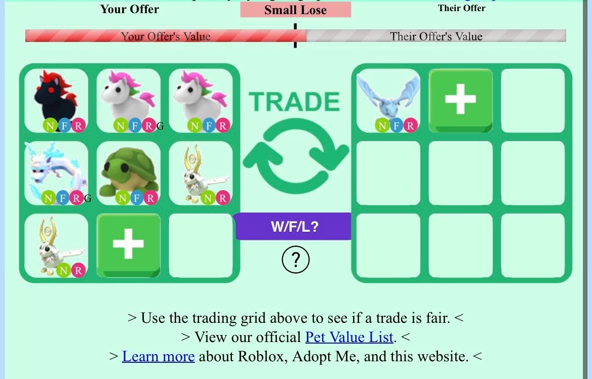LuckyGrayy's tweet photo. I made an accident last post it was not two evil neon unicorns sorry! - DOING THIS TRADE! ( I dont use these values just to show u the trade :) #adoptmetrading #Adoptmetrades #frostdragon #roblox #Adoptme #trading https://t.co/fhMWPuNHDO