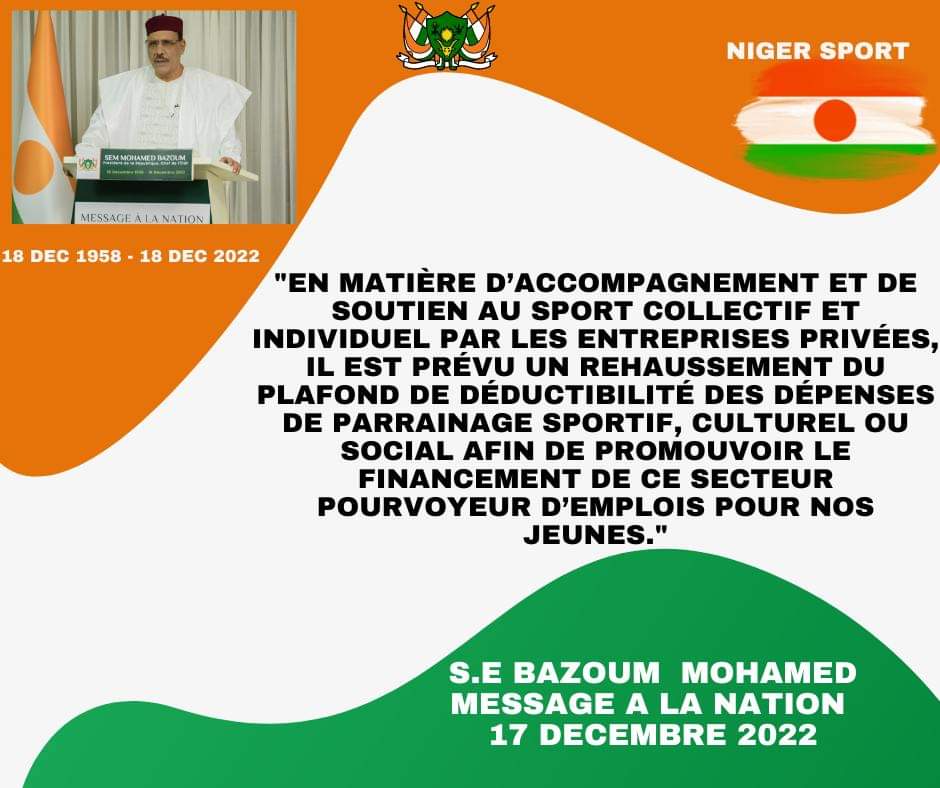Niger_Sport's tweet photo. #Niger financement du #Sport, la piste du #PRBM https://t.co/5sopQ844b4