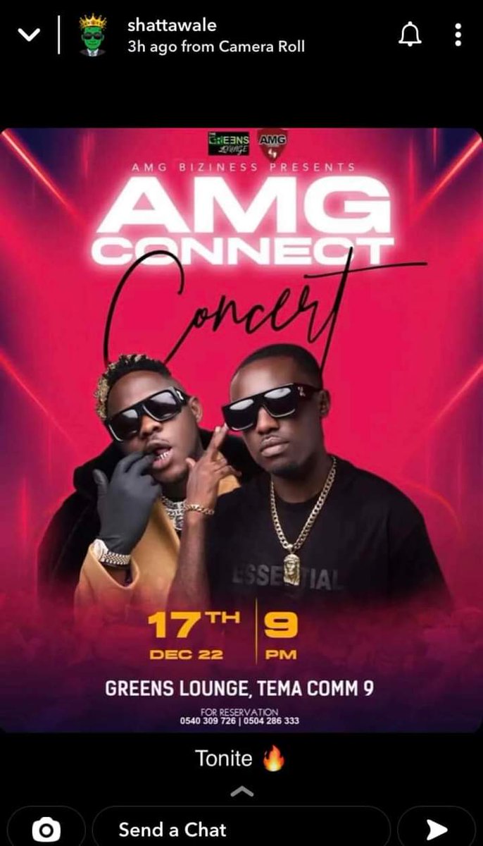 DonKarlonLIB's tweet photo. Tonight 🔥🔥🔥🔥🔥
Get ready FOR Worldwide King 🌏  @shattawalegh👑 live on #AmgConnectConcert 💥 Happening live at
Green lounge, Tema community 9
Time:9pm sharp

#SmLiberia #SMRecords #ShattaMusic #GOGALBUM #Sm2DaWorld #Lib2DaWorld https://t.co/plwwBahN0s