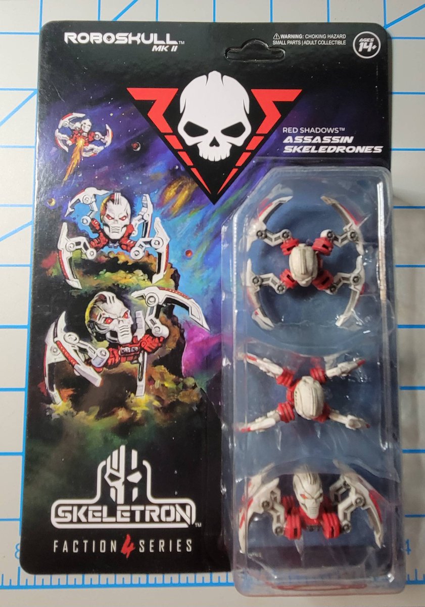 ImpHolocron's tweet image. Just arrived, 3-pack of Red Shadows Assassin Skeledrones from the Roboskull MkII Kickstarter. #RedShadows #Roboskull