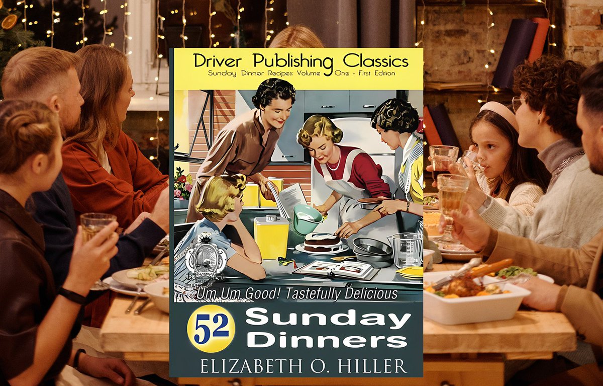 Fifty Two Sunday Dinners amzn.to/3YAsu5R via 
<a href="/amazon/">Amazon</a> #cookbook #recipes #native #recipe #cloudnative #cloud #integration #Christmas #party #Thanksgiving #continuousintegration #MealDeals