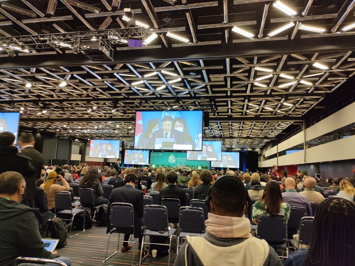 ついにラストフェーズに入った #COP15

プレナリーではここまでの進捗と、残された課題が整理されました。

WGの報告に続いて、30以上の国、地域、グループが意見表明しました。
残り時間は少ないですが、交渉官たちの力戦奮闘が続きます。