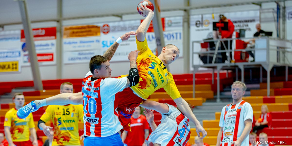 MSM Cocks vs. BK-46 35 – 30 (18 - 12)

<a href="/RiihimakiCocks/">Riihimäen Cocks</a> <a href="/bk46handboll/">BK-46 Handboll</a> <a href="/finnhandball/">Suomen Käsipalloliitto</a> <a href="/FSC_Media/">FSC Media</a> #Handball #handboll