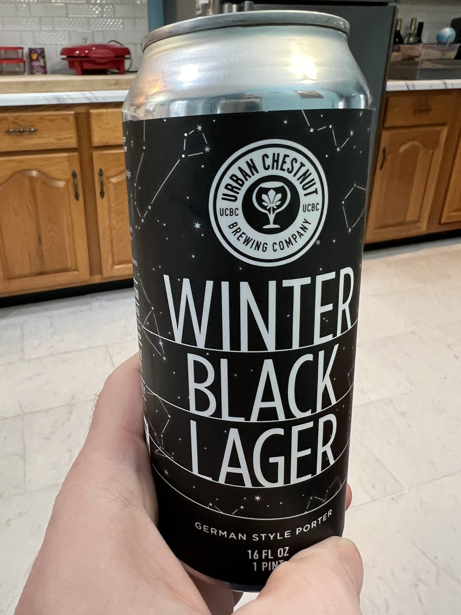 The perfect cold day beer #HolidayDrink @urbanchestnut #supportlocalstl