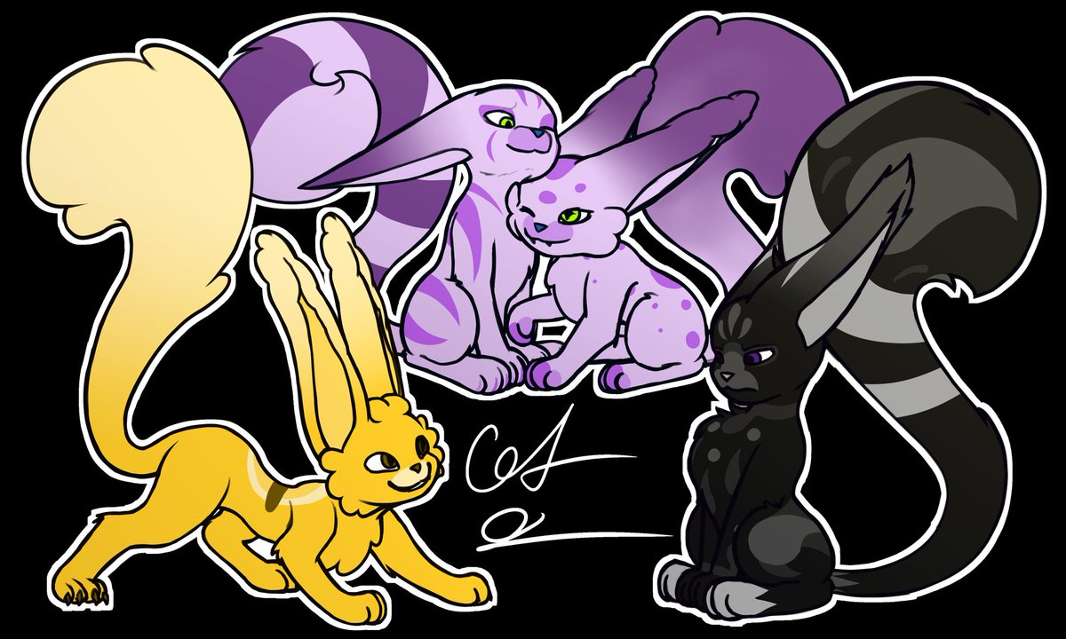 CallyManes's tweet photo. Some lovely examples of squabbits

All four are owned by me!
Left to right: Emoji, Jerial, Nikeeta, and Xeno

#squabbit #oc #digitalart https://t.co/H8mNH3XRsc