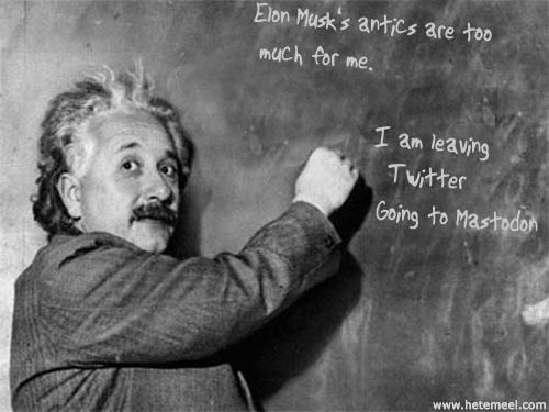 Lost picture of Alberta Einstein found in Princeton Archives ... Musk threatens to suspend Princeton University Twitter site.

#ElonIsDestroyingTwitter #Twittershutdown #MastodonSocial #mastodonmigration