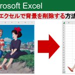 EXCELやパワポでも!Officeツールで画像背景を消す方法。