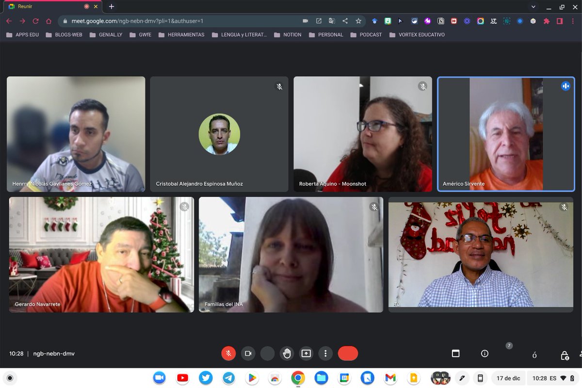 Ecos visuales de una gratificante reunión, nuestro último "Conversatorio Distendido Navideño" del 2022. 
¡Un bonito encuentro de estupendos/as docentes, especiales amigos/as, grandes seres humanos!