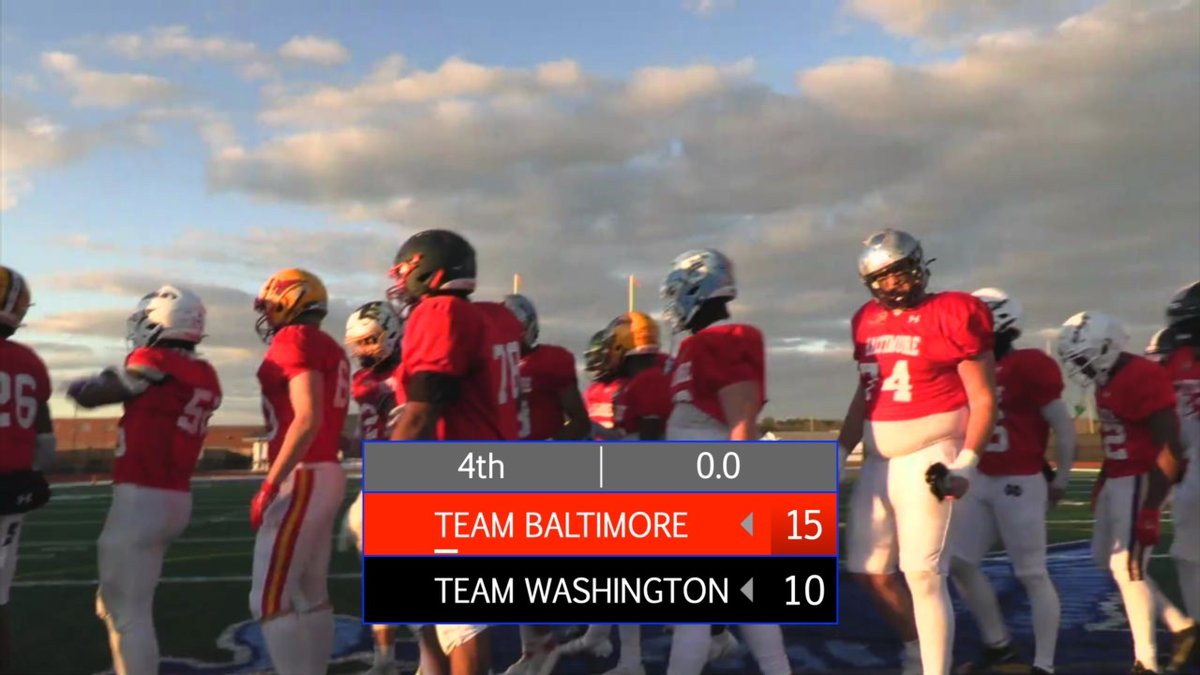 Team Baltimore wins 15-10!