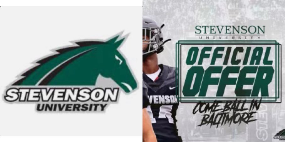 Blessed to receive my first college football offer from Stevenson University!! <a href="/CoachJones804/">CoachJones804</a> <a href="/_markshuman/">Mark Shuman</a> <a href="/morganchris805/">Coach Morgan</a> <a href="/coachroberson42/">CoachDeebo42</a> <a href="/SUMustangFB/">Stevenson Football</a> #StangNation #Family