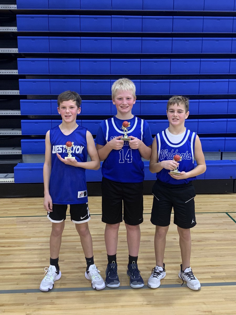 Congrats to our 5th/6th 3 on 3 competition winners: Trevor McKenney, Arie Rens, and Dayne Gherian!