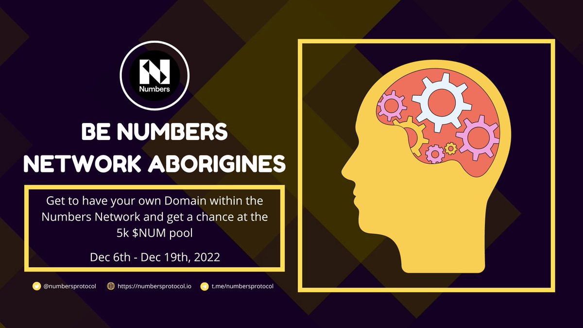 Var_nelo's tweet photo. Have your own #domain name within the @numbersprotocol network and get a chance to be part of the 5k $NUM reward pool.
It's all part of the #mainnet launch celebrations.
Check the quoted tweet below ⬇️⬇️
#DNS #DomainService https://t.co/rg4R6dB9hM
