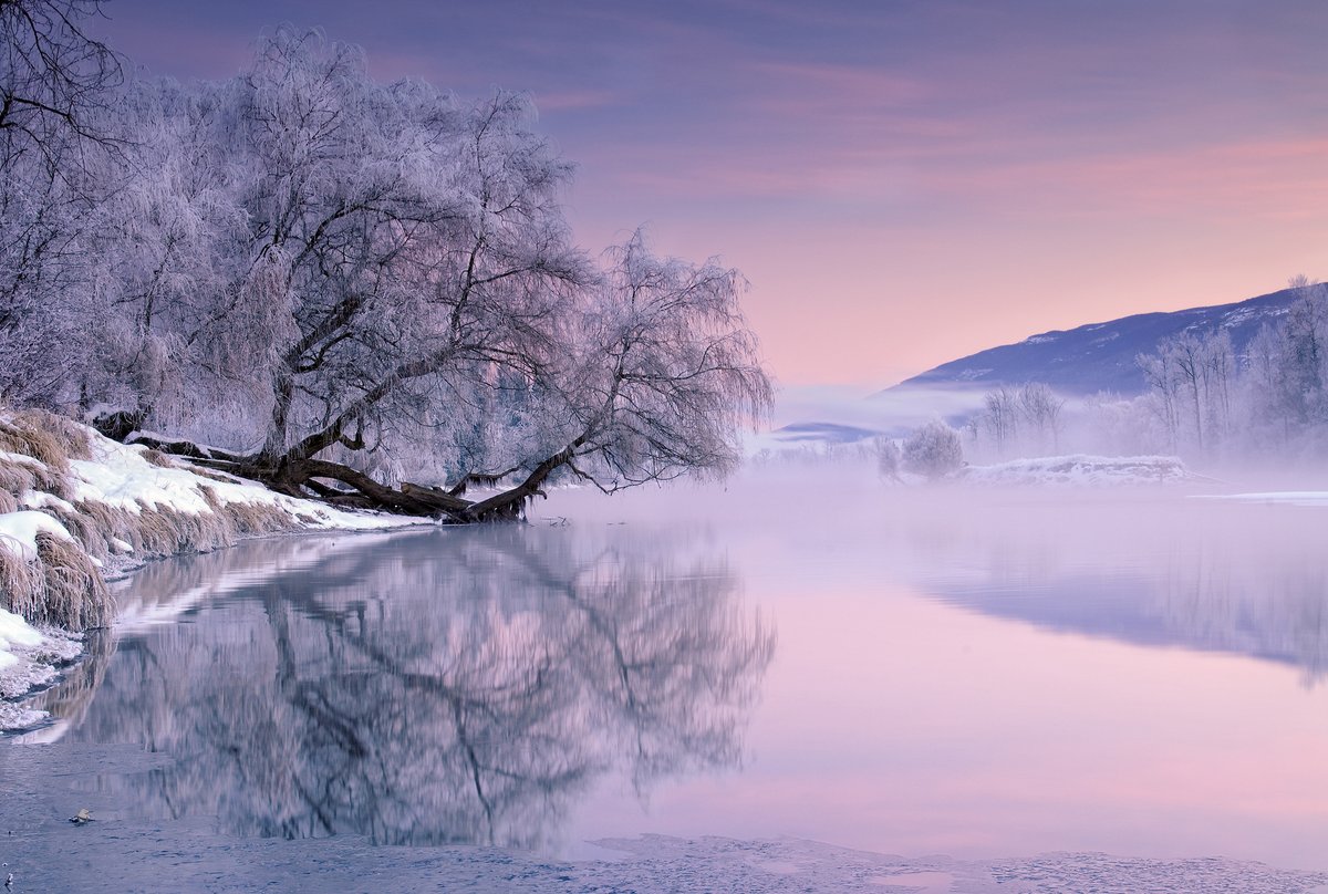 Morning light on the river