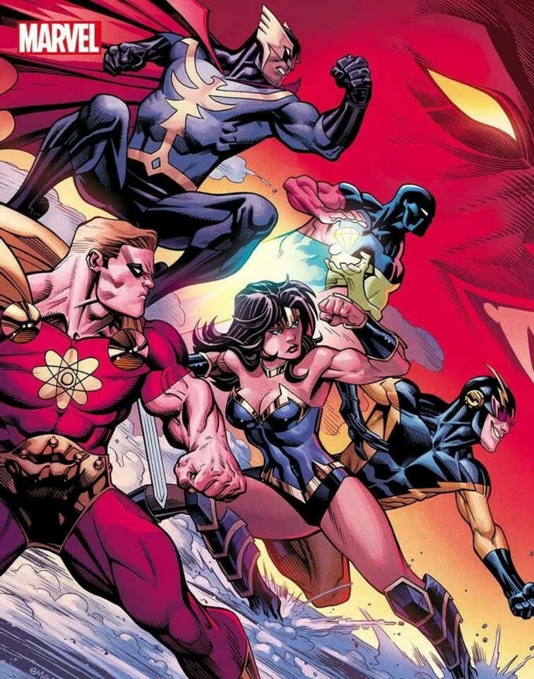 Someone mentioned this earlier, and now I really want to see it happen!

What if the #MCU cast all of the established #DCEU actors and actresses as their Squadron Supreme counterparts? 

Henry Cavill, Gal Gadot, Ben Affleck, maybe even Ryan Reynolds