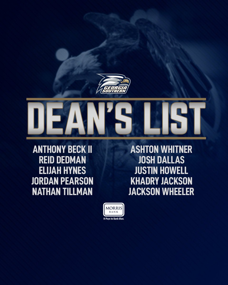 GSAthletics_FB's tweet photo. Success on the field AND in the classroom! 📚

Congratulations to our student-athletes and all their hard work! 

#HailSouthern | #GATA https://t.co/xqGvsDFELZ