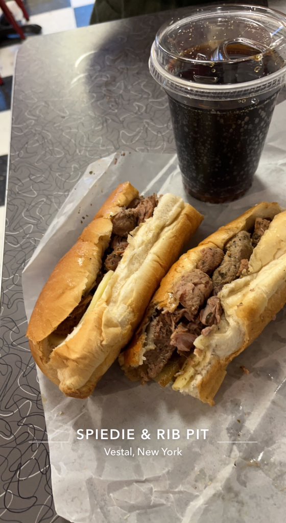 matbriz's tweet photo. Had to make a #cannonballrun to #Vestal and popped in here for some #spiedies https://t.co/GxVOtGNJE0