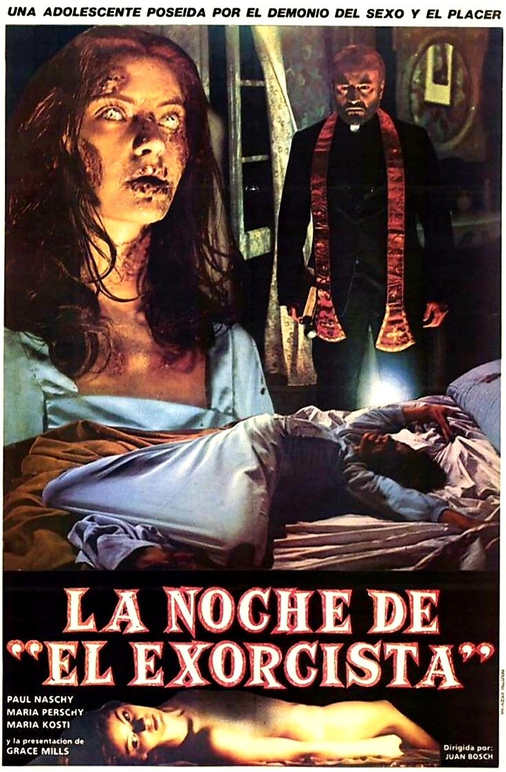 TheFilmFair's tweet photo. Alternative Spanish film poster for #Exorcismo (1975 - Dir. #JuanBosch) #PaulNaschy #MariaPerschy https://t.co/33RlEp5PXS