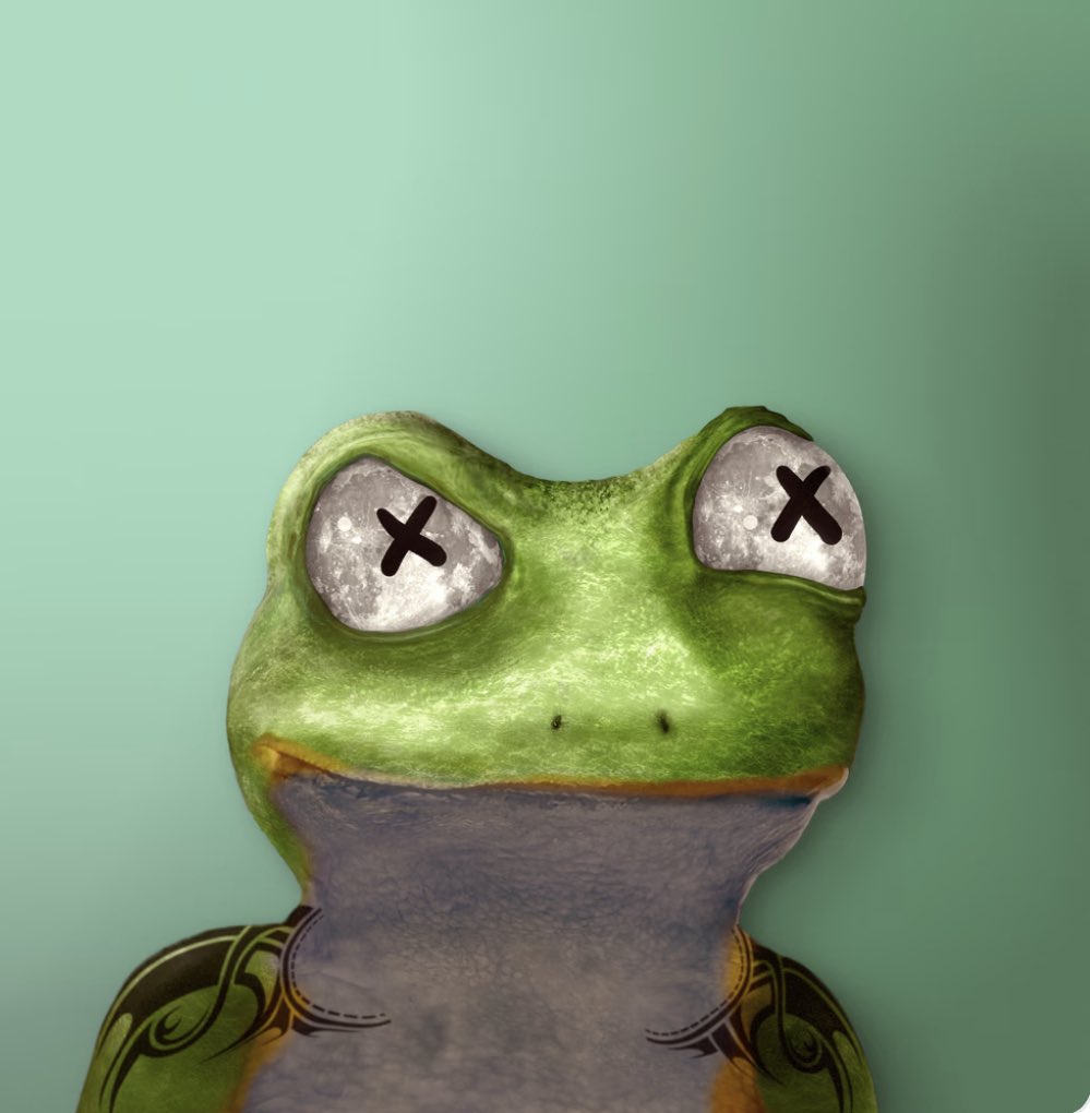 kirkdesoto's tweet photo. Was a pleasure to talk to @sapo_studios and @Frogland_io today! Amazing questions asked such a cool community. I had to join them. Now a Notorious Frog holder! https://t.co/OaTZ9919Be
