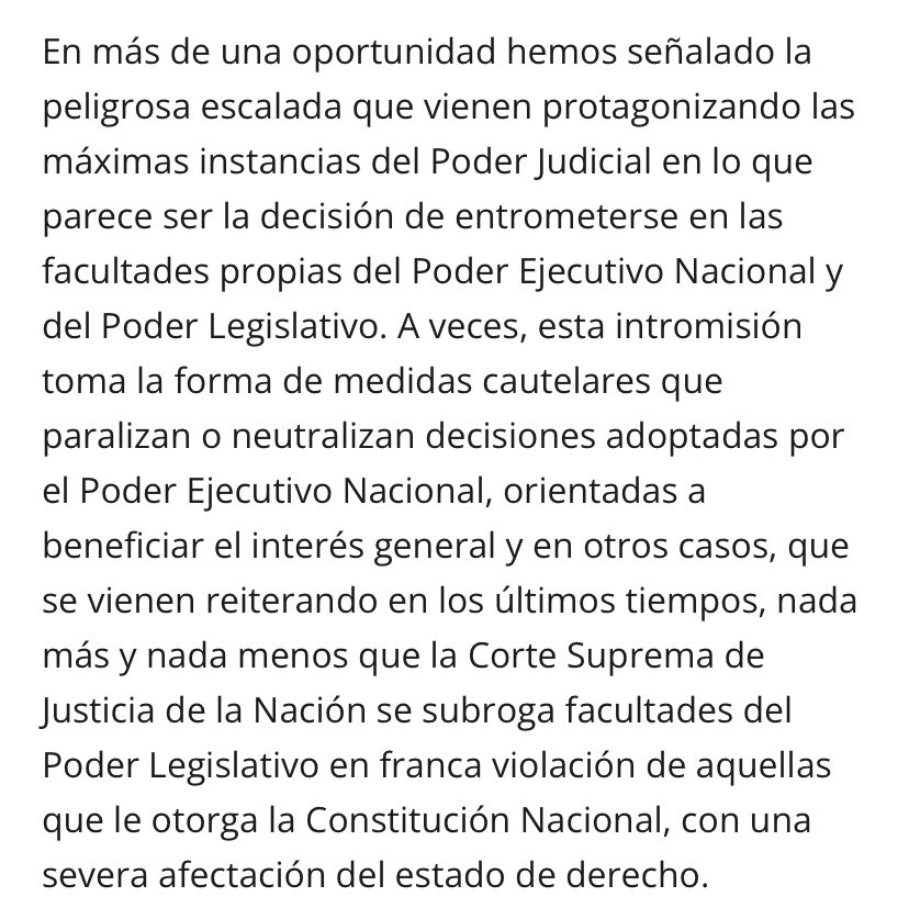 Cristina Kirchner tweet media